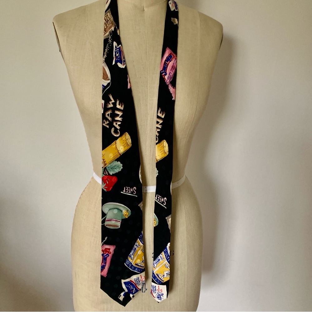 Nicole Miller Sugar Sweetener Themed Tie
